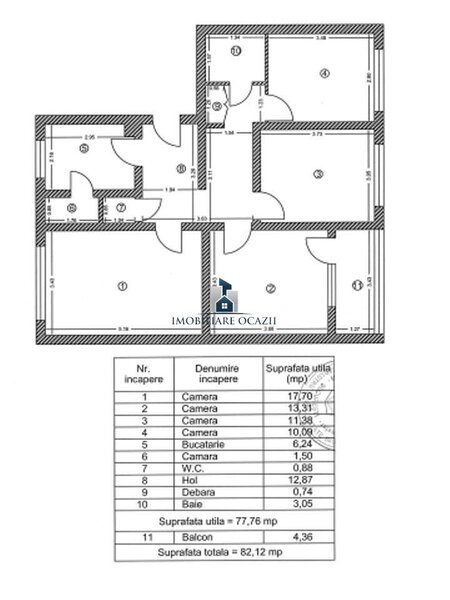 Berceni Vanzare Apartament 4 Camere Decomandat Berceni-Izvorul Muresului